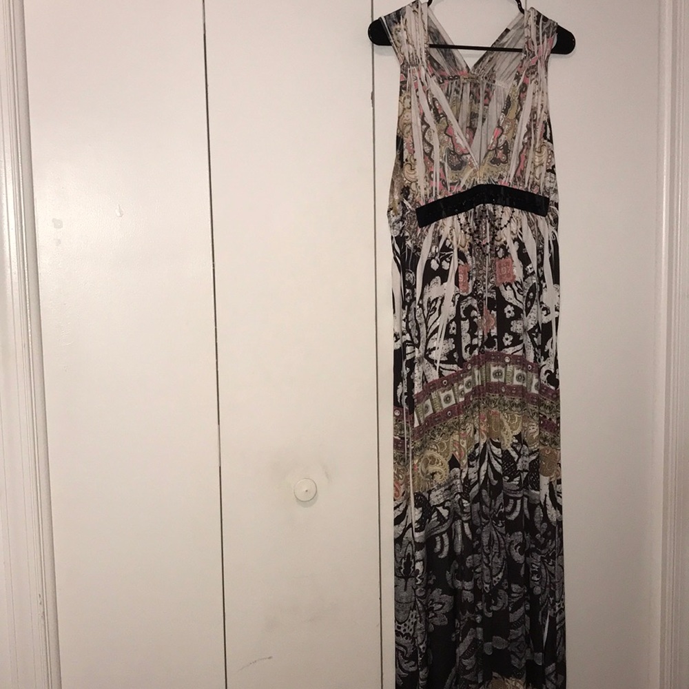 Multi-Colored Maxi Dress